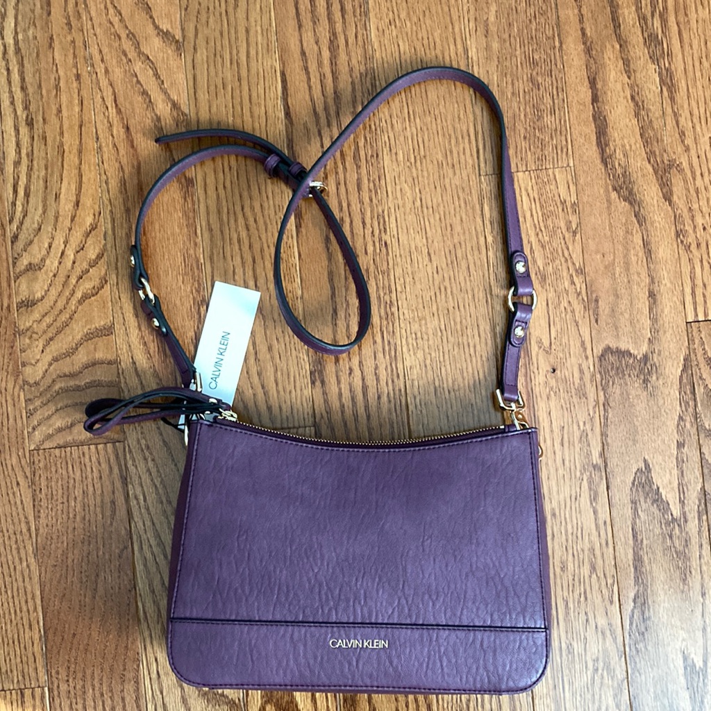 Calvin Klein Elaine Leather Handbag